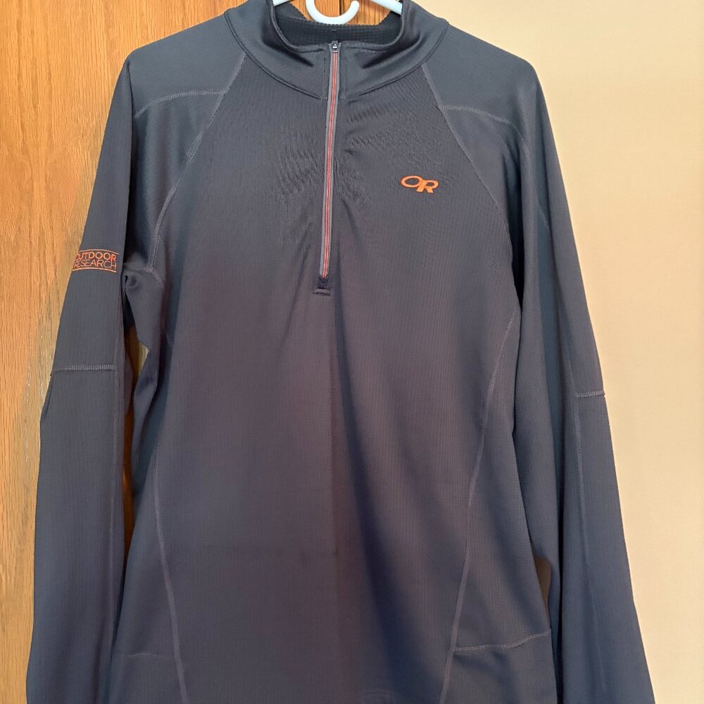 Outdoor Research Radiant Mens LT Zip Top - Large